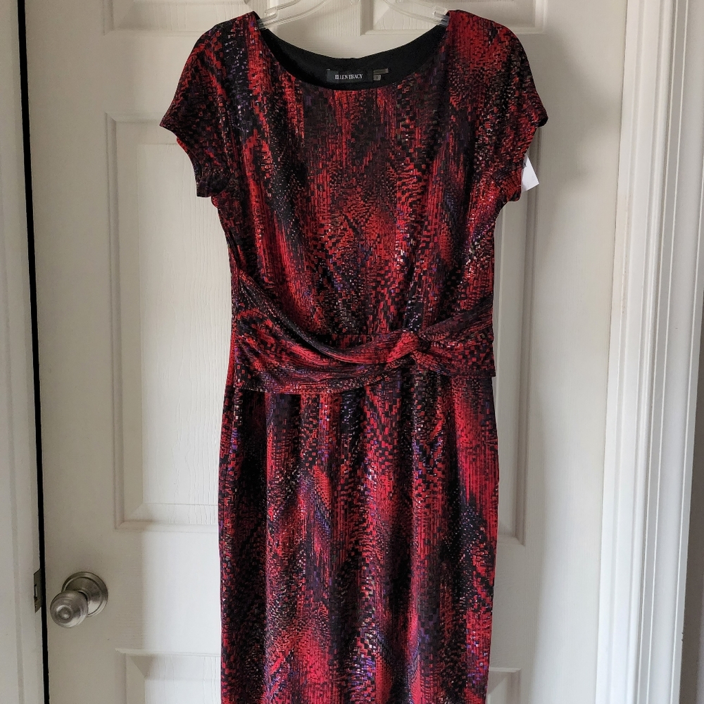 Ellen Tracy Print dress (Size 6)